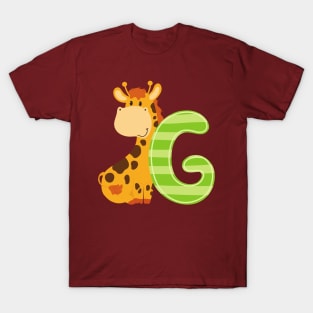 Animal alphabet G T-Shirt